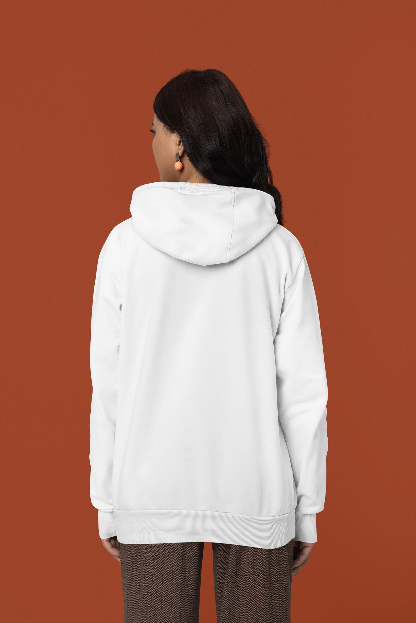 Vordy'X Plain White Pure Cotton Premium Hoodie