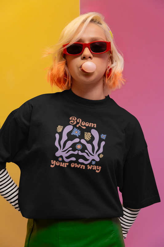 Vordy'X Premium Pure Cotton Oversized T-Shirt Black